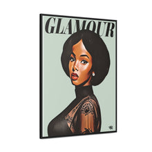 Load image into Gallery viewer, Vintage Black Beauty: The Cover Series #2  - Digital Art on Matte Canvas