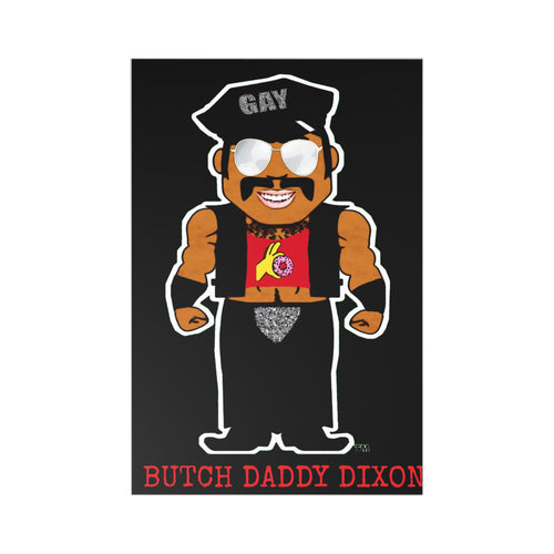 “Butch Daddy Dixon” Custom Graphic Print Postcards (7 pcs)