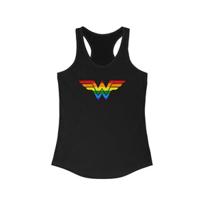 "Wonder Woman - Pride" Women's Ideal Racerback Tank