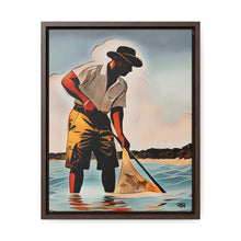 Load image into Gallery viewer, Lowcountry Fishin&#39;, Scenes in Gullah - Digital Art on Matte Canvas