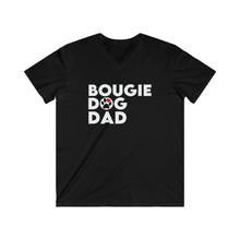 Load image into Gallery viewer, &quot;Bougie Dog Dad&quot; Unisex Fitted V-Neck Short Sleeve Tee
