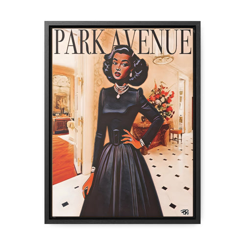 Vintage Black Beauty: The Cover Series #5  - Digital Art on Matte Canvas