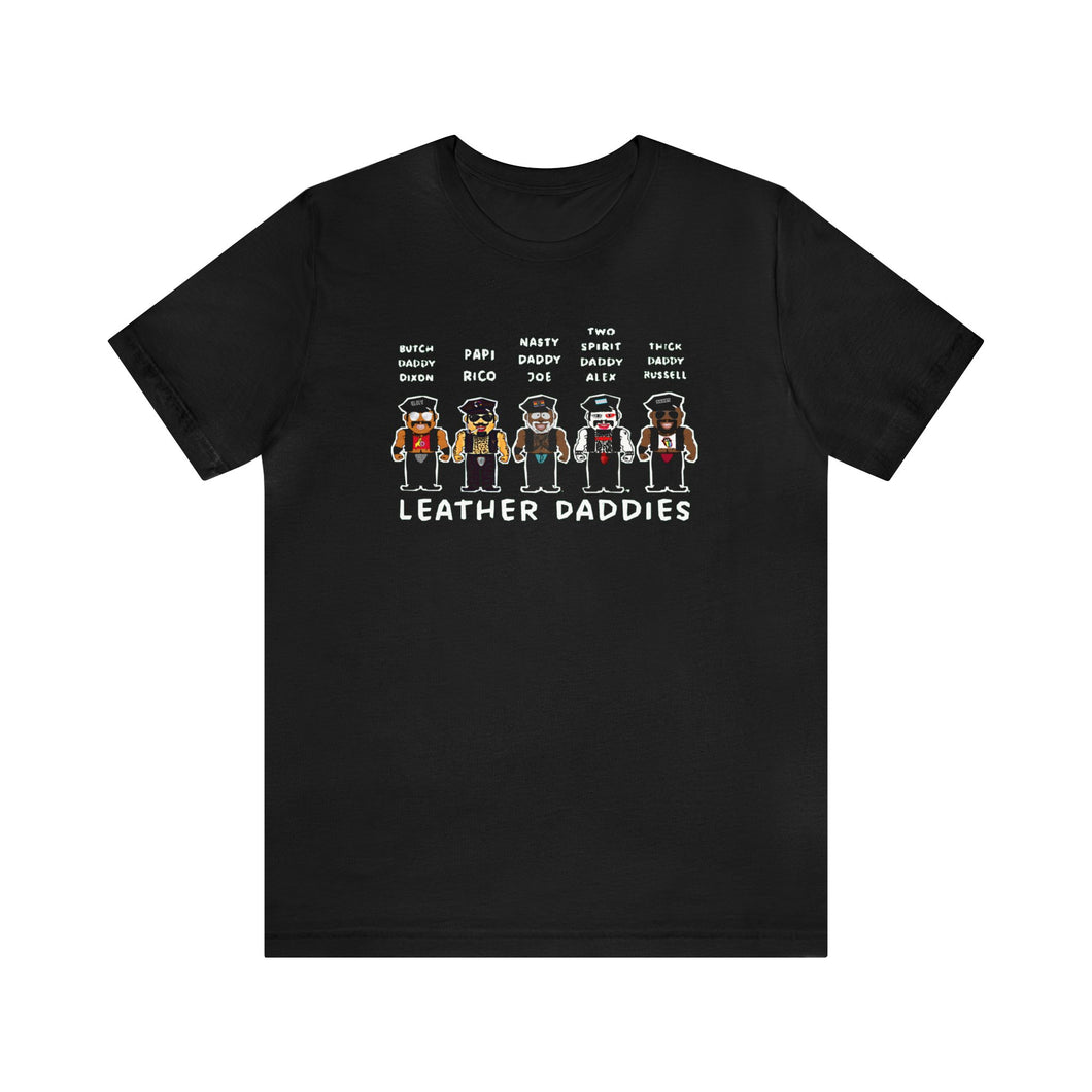 “Leather Daddies” Official Unisex Jersey Short Sleeve Tee