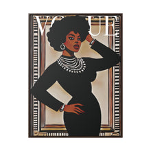 Load image into Gallery viewer, Vintage Black Beauty: The Cover Series #1 - Digital Art on Matte Canvas
