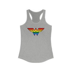 "Wonder Woman - Pride" Women's Ideal Racerback Tank