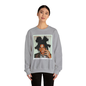 Ode to Basquiat -  Vintage Custom Graphic Print Unisex Heavy Blend™ Crewneck Sweatshirt
