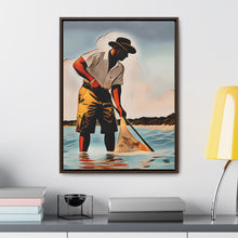 Load image into Gallery viewer, Lowcountry Fishin&#39;, Scenes in Gullah - Digital Art on Matte Canvas