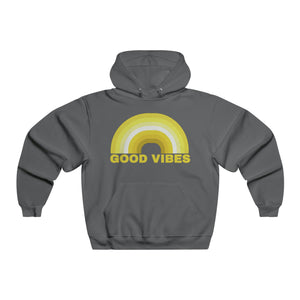 "Good Vibes in Yellow" NUBLEND® Hooded Sweatshirt