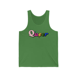 "Queer" Unisex Jersey Tank