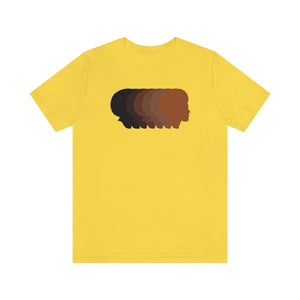 "Black Faces" Vintage Graphic  Unisex Jersey Short Sleeve Tee