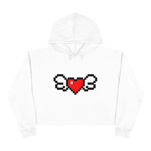 Load image into Gallery viewer, Retro Heart  Graphic Crop Hoodie