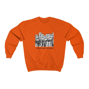 "A Black Man's Burden" Custom Graphic Print Unisex Heavy Blend™ Crewneck Sweatshirt
