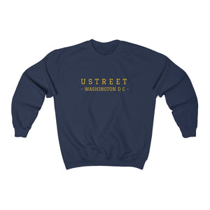 "U Street Washington DC" Custom Graphic Print Unisex Heavy Blend™ Crewneck Sweatshirt