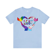 Load image into Gallery viewer, &quot;LGBT Pride&quot; Custom Graphic Print Unisex Jersey Short Sleeve Tee