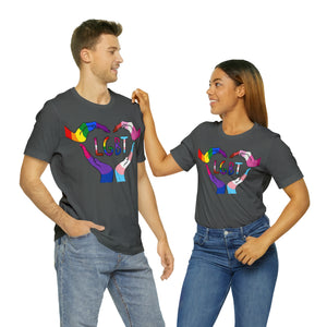 "LGBT Pride" Custom Graphic Print Unisex Jersey Short Sleeve Tee