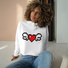 Load image into Gallery viewer, Retro Heart  Graphic Crop Hoodie