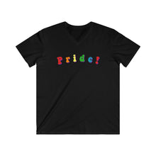 Load image into Gallery viewer, &quot;Pride!&quot; Unisex Fitted V-Neck Short Sleeve Tee