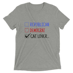 Cat Lover Political Unisex T-shirt