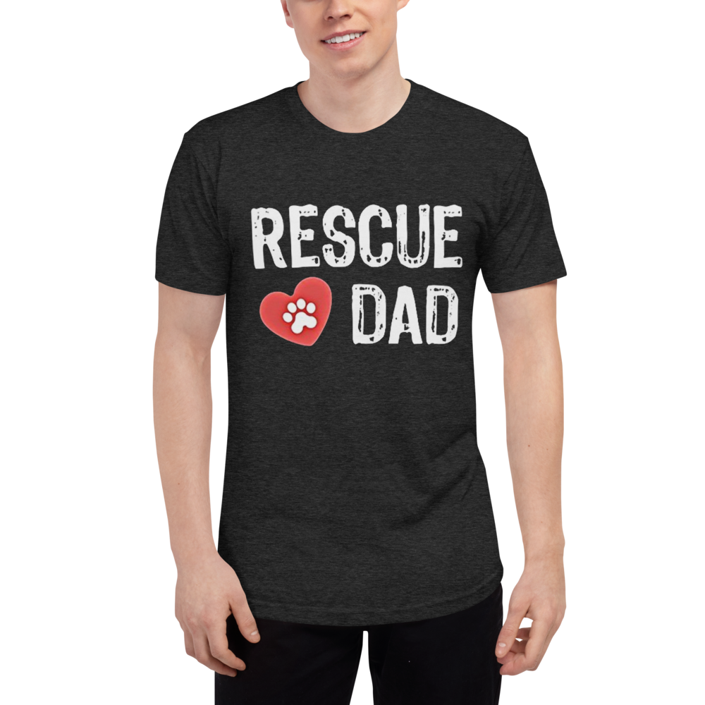 Rescue Dad Tri-Blend T-Shirt
